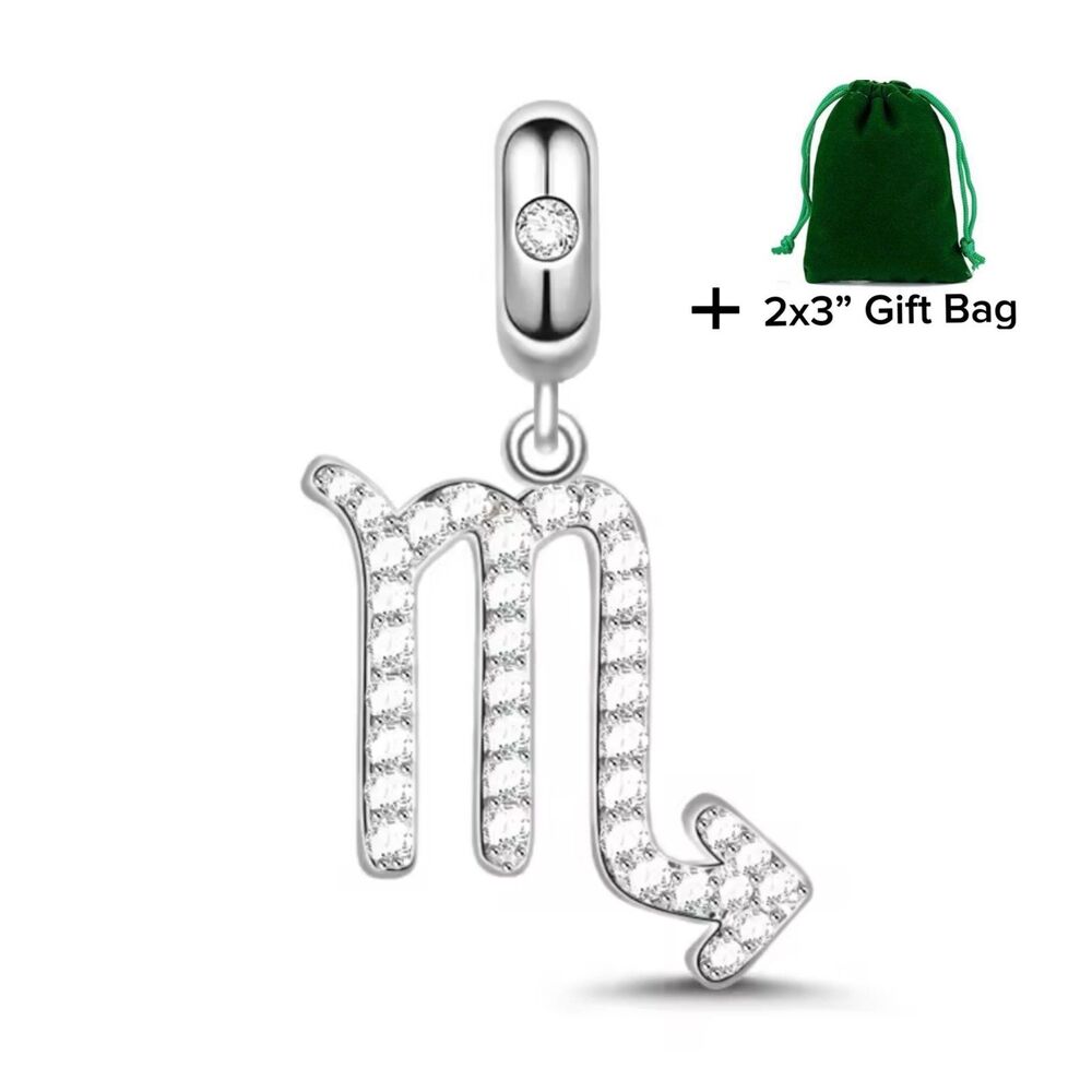 Scorpio Dangle Charm | 925 Silver | Brand New